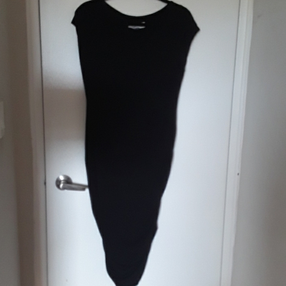 Like New Black Jeresy  Midaxi Maternity Dress - Picture 1 of 5